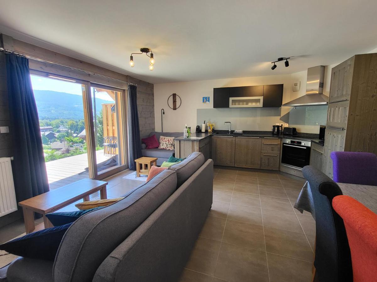 Plein Soleil Modern 3 bedroom apartment with stunning mountain views Samoëns Buitenkant foto