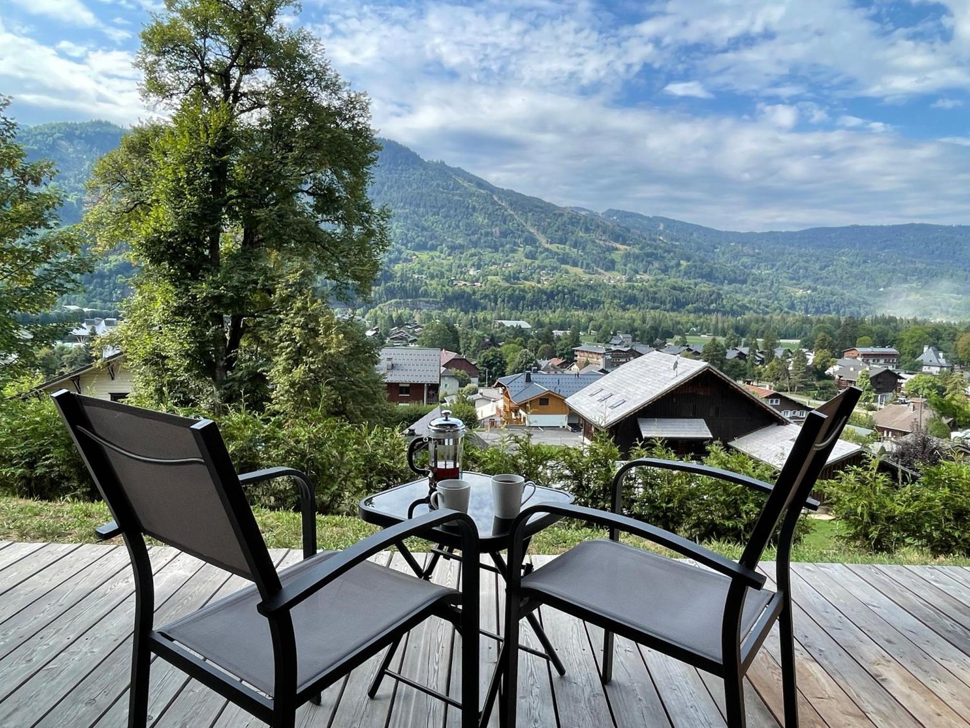 Plein Soleil Modern 3 bedroom apartment with stunning mountain views Samoëns Buitenkant foto